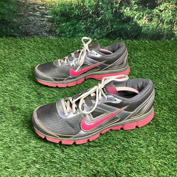 Nike Dual Fusion ST Running Sneakers Shoes Gray Pink 407847-003 9 - Picture 3 of 11